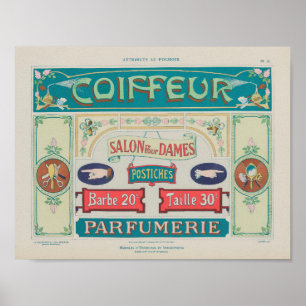 Poster 1914 Charayron Pochoir Arte Ornamento Pl16