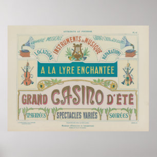 Poster 1914 Charayron Pochoir Arte Ornamento Pl26