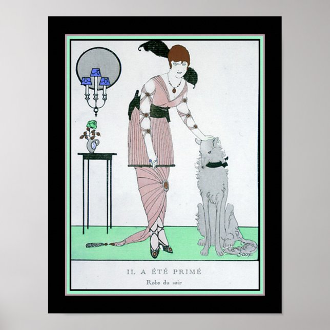 Poster 1914, Francês, Art Deco Fashion (Frente)
