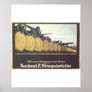 Poster 1917 da propaganda do empréstimo da guerra