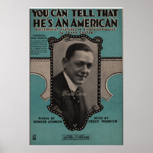 POSTER 1918 VOCÊ PODE DIZER QUE ELE É UM AMERICANO