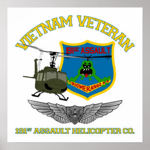 Poster 191st AHC - Asas do grupo