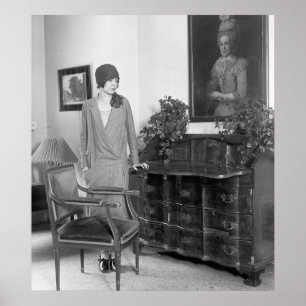 Pôster 1920 Fashion Cloche Hat