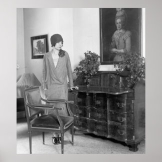 Pôster 1920 Fashion Cloche Hat