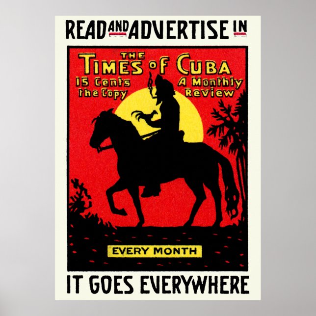 Poster 1920, o Dia de Cuba (Frente)