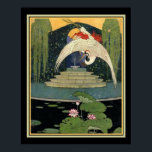 Pôster 1921 Art Deco Garden Scene 16 x 20<br><div class="desc">Linda cena do Jardim de Arte Deco de 1921,  House and Garden Cobrir.</div>