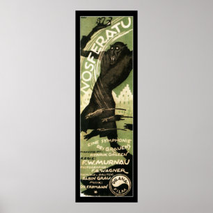 Poster 1922 de Nosferatu