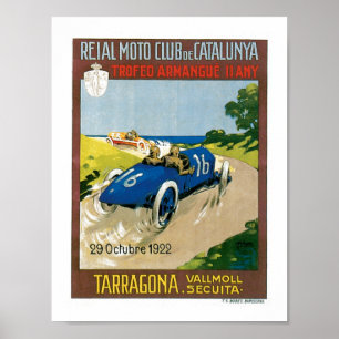 Poster 1922 do impressão da arte do vintage dos