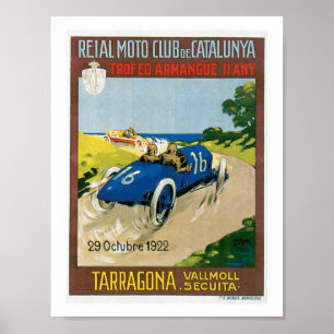 Poster 1922 do impressão da arte do vintage dos