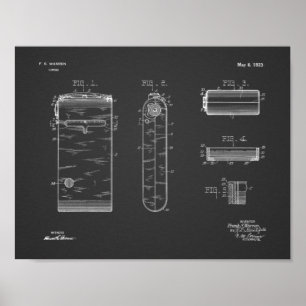 Pôster 1923 Compact Camera Patent Art Drawing Print