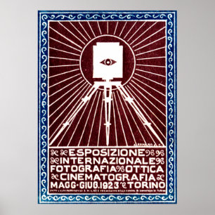 Poster 1923 da expo da foto de Turin