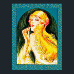 Poster 1924 Art Deco Lady<br><div class="desc">Se você optar por fazer o download, a sua loja Walgreen local fará posters de conselho do seu download em tamanhos diferentes e em várias texturas a um preço muito bom. Às vezes com desconto. Uma dica do meu amigo dos EUA. Para o Reino Unido, veja "Digital Printing" (Impressão digital)...</div>