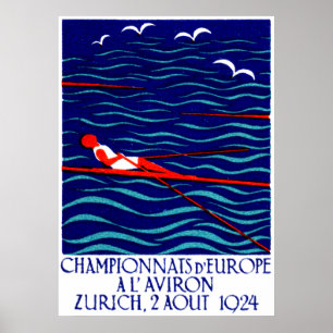 Poster 1924 do enfileiramento de Zurique