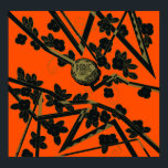 Poster 1925 Art Deco Paris perfume França<br><div class="desc">C. 1925 Art Deco perfumista com "Paris". França" impressa no centro. Um belo design de arte floral estilizado com cores douradas,  pretas e laranja.</div>