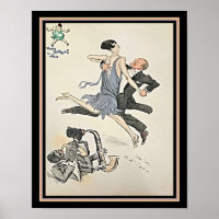 1927 Art Deco Tango Lithograph