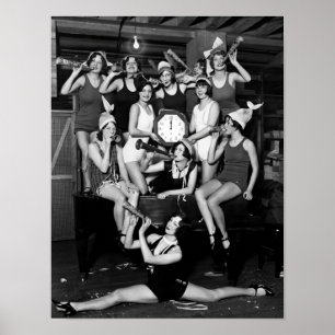 POSTER 1927 NEW YEARS PROHIBITION PARTY