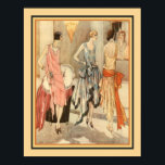 Poster 1928 Art Deco Fashion Print<br><div class="desc">French,  Art Deco,  Evening Gown Fashion Print ca. 1928. 11x14 shown here. Available in other sizes.</div>