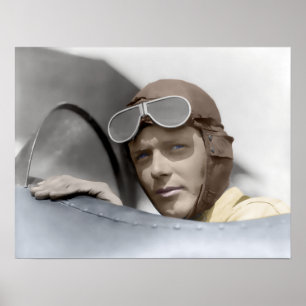PÔSTER 1928 CHARLES LINDBERGH