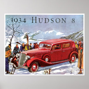 Pôster 1934 Hudson 8