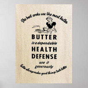 Poster 1941 Vintage Butter Ad