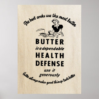 Poster 1941 Vintage Butter Ad