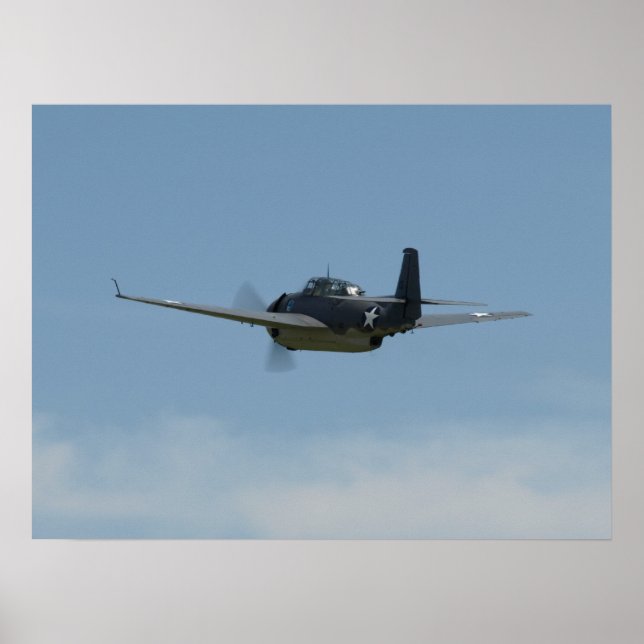 Poster 1945 TBM-3E "Avenger". (Frente)
