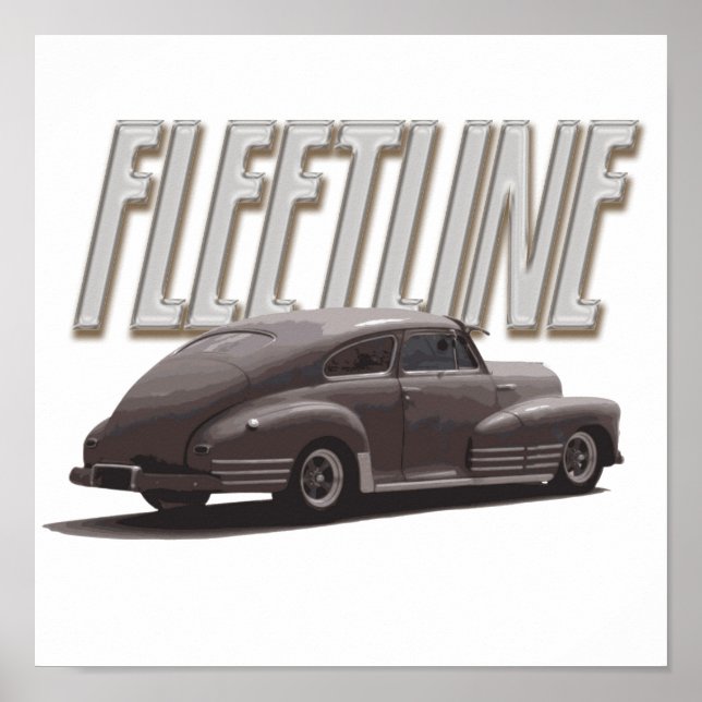 Poster 1947 Chevy Fleetline (Frente)