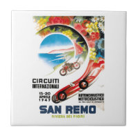 Poster 1947 grande da raça de San Remo Prix