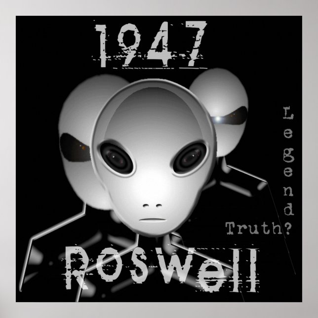 Pôster 1947 Roswell (Frente)