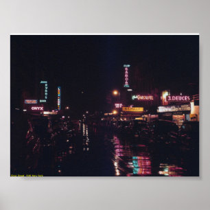 Pôster 1948, vida de rua de New York (52nd rua)