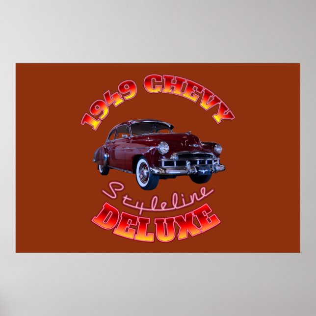 Poster 1949 Chevy Styleline Deluxe (Frente)