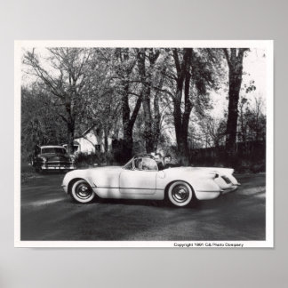 Poster 1953 Chevrolet Corvette