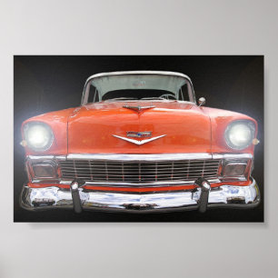 POSTER 1956 CHEVY "LUZES EM "