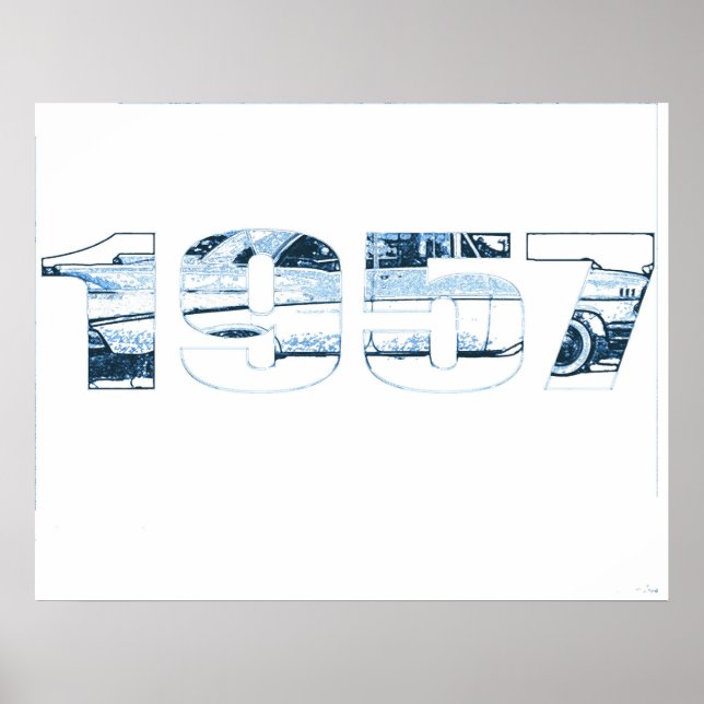 Pôster 1957 Chevy (Frente)