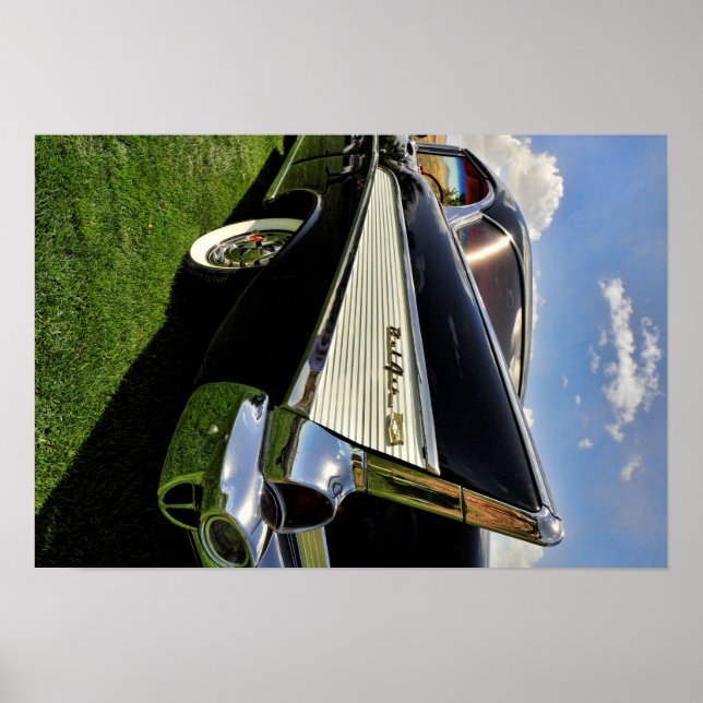 Poster 1957 chevy belair (Frente)