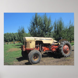 Poster 1960's-Era Case Tractor