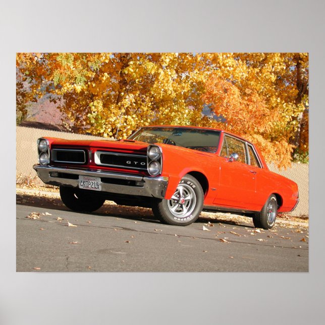 Poster 1965 Pontiac GTO (Frente)
