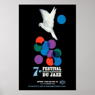 Poster 1966 Festival Internacional de Jazz Jazz-à-Juan ja