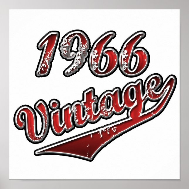 Pôster 1966 Vintage (Frente)