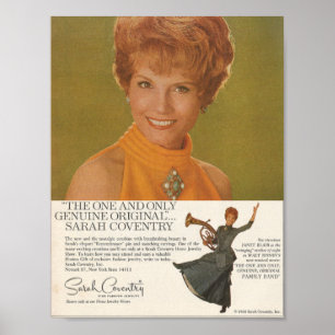 Poster 1968 Sarah Coventry Advertisement