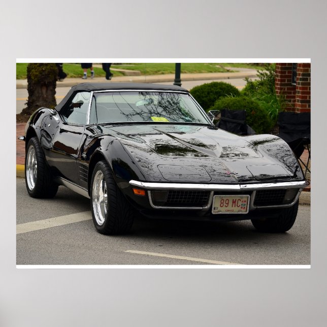 Poster 1969 C3 Corvette convertível (Frente)