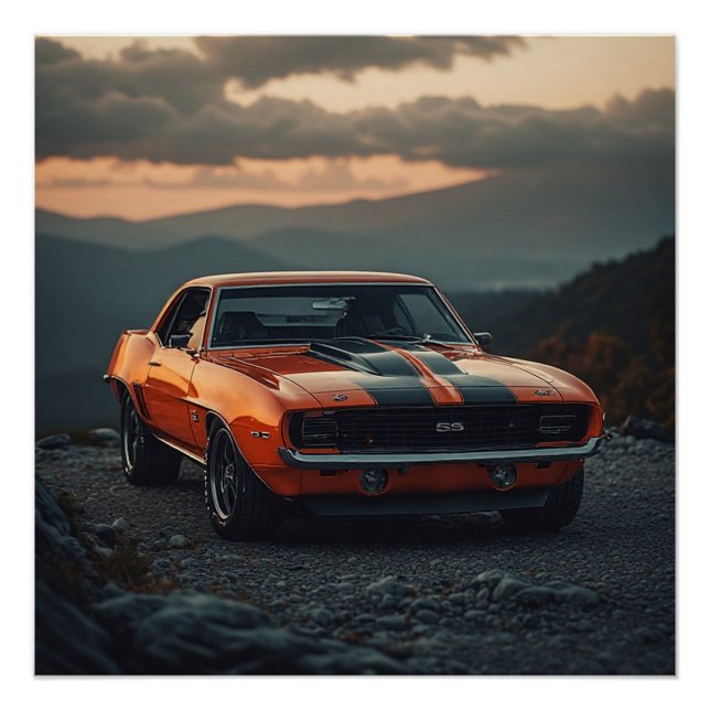 Pôster 1969 Camaro  (Frente)