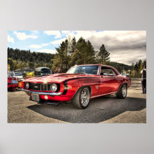 Pôster 1969 Camaro SS Print