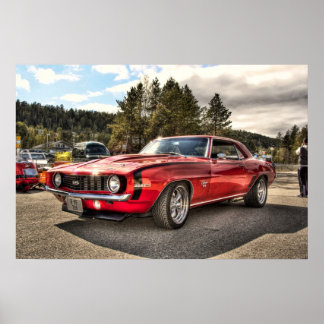 Pôster 1969 Camaro SS Print