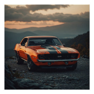 Pôster 1969 Chevrolet Camaro SS/RS