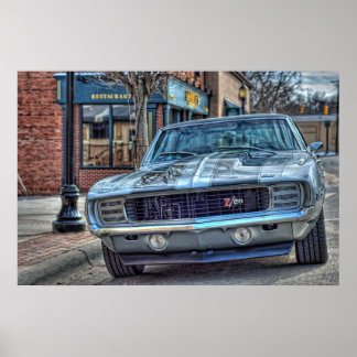 Poster 1969 Chevy Camaro Z/28 em HDR