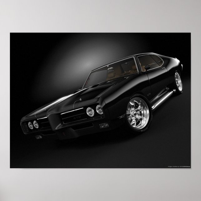 Pôster 1969 pontiac gto"O juiz" - Personalizado (Frente)