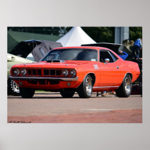 Poster 1971 de Plymouth Cuda 440