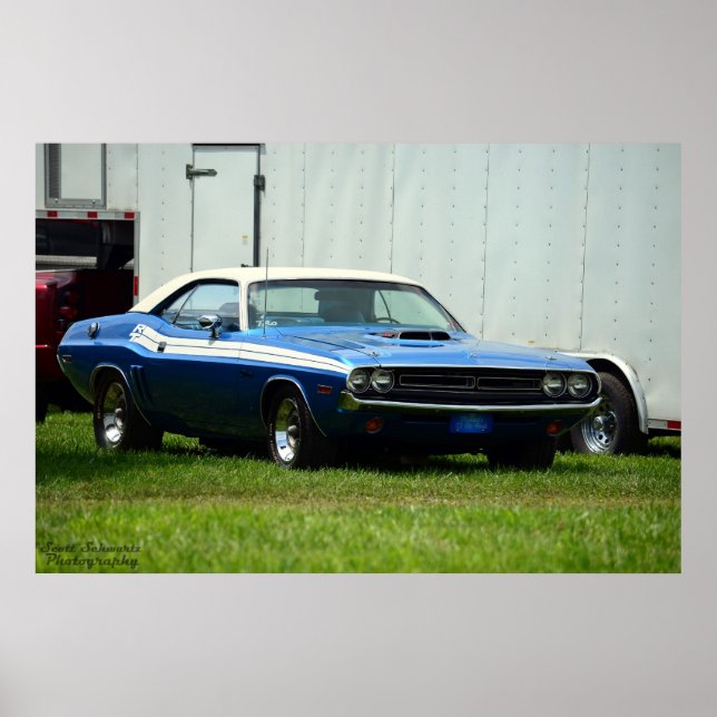 Poster 1971 Dodge Challenger R/T 440 64 (Frente)