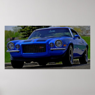 Poster 1972 de Chevrolet Camaro RS